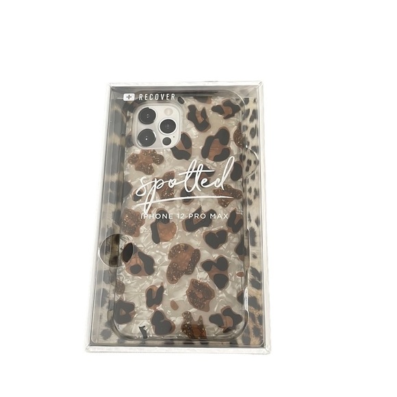 Recover Leopard Shimmer iPhone 12 Pro Max Phone Case - New! - Picture 1 of 5